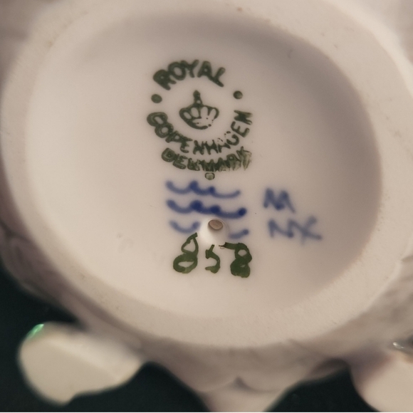 Royal Copenhagen Denmark Porcelain Faun on Tortoise #858; Mint condition - Picture 11 of 13